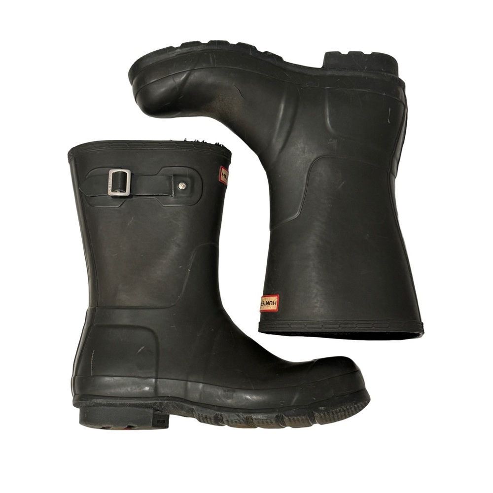 Hunter Men’s Original Short Rain Boots Black size US 12